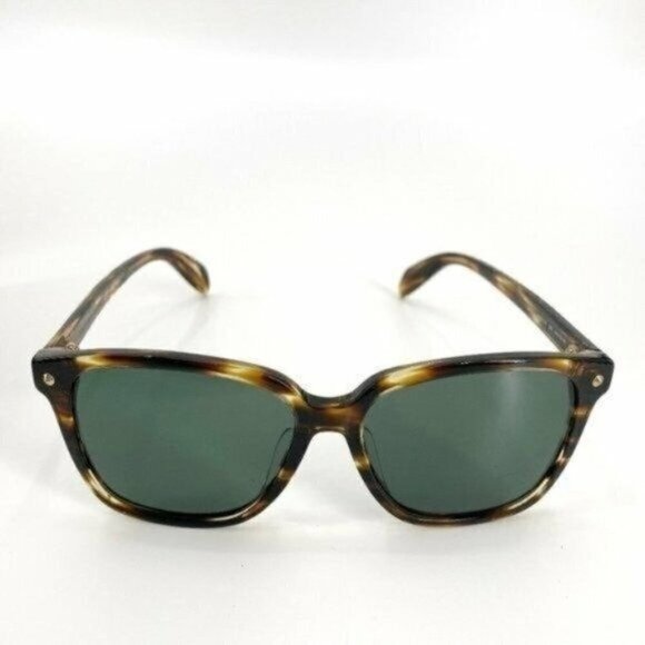 Alexander McQueen Havana 53mm Square Green Sunglasses Tortoise NWOT With Box main image 9